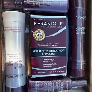 Keranique Hair Regrowth Treatment for Women - Burgundy